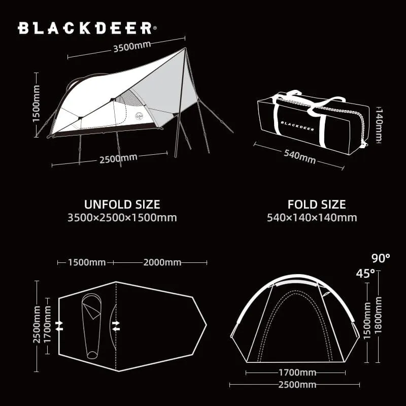 BLACKDEER Lightboat Backpacking Tent