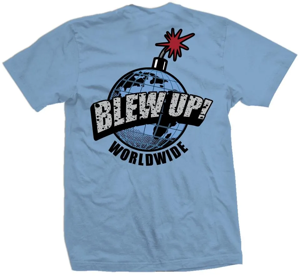 Blew Up Worldwide - University Blue T-Shirt