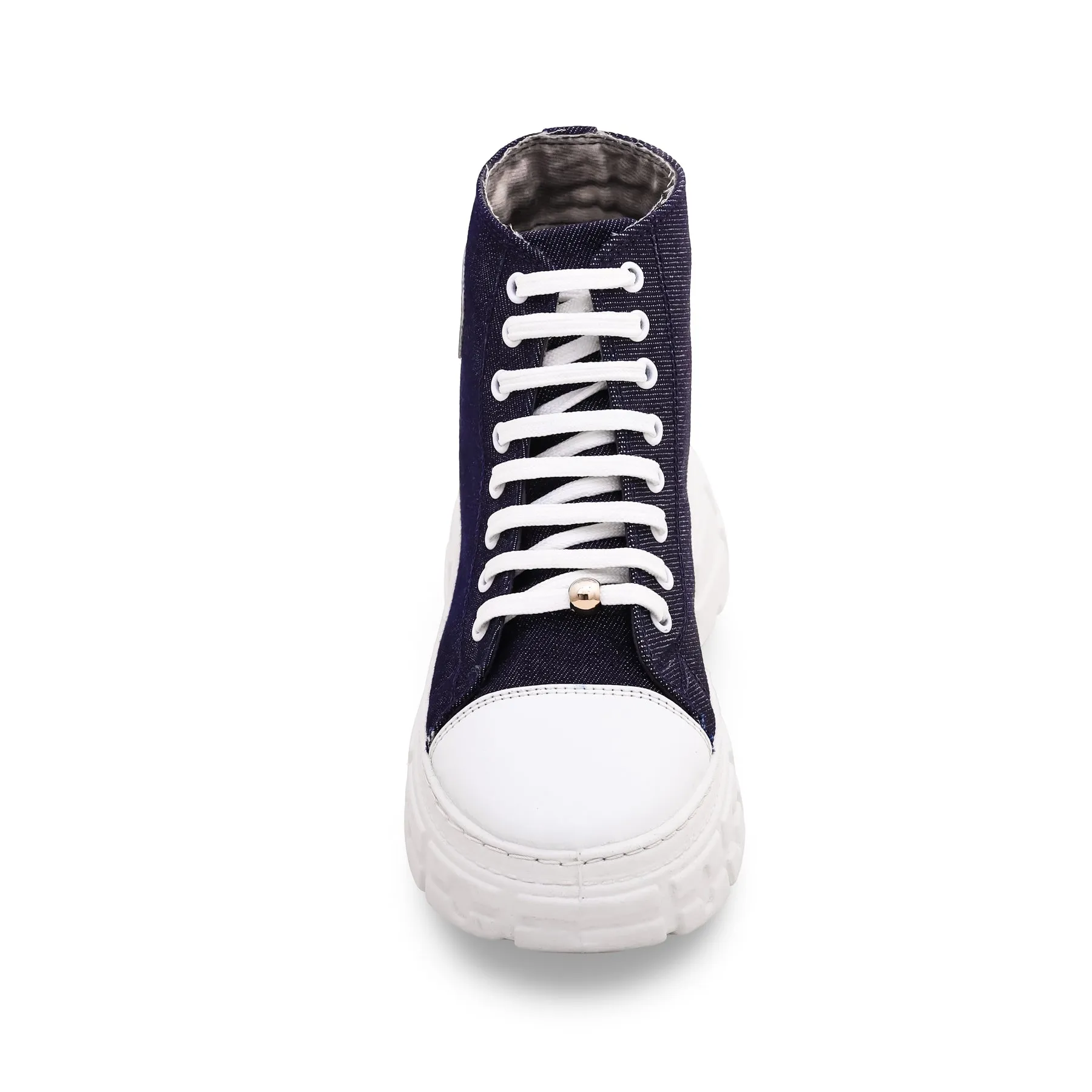 Blue Casual High Ankle Sneaker AT7253