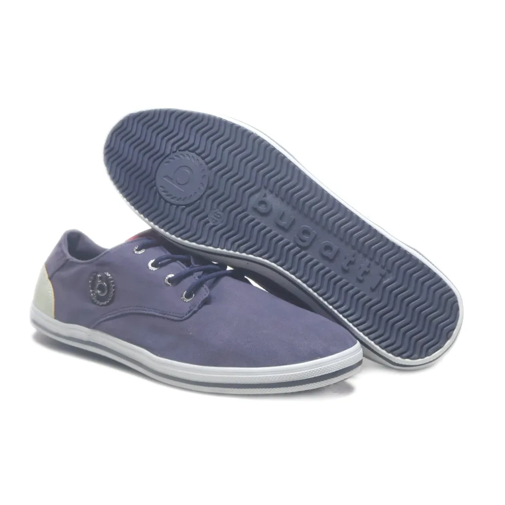 Bugatti Low-Top Sneakers Canvas Blue Colour For Men