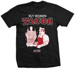 Buy Women Tacos - Black T-Shirt