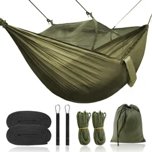 Camping Outdoor Hammocks with Mosquito Net Portable