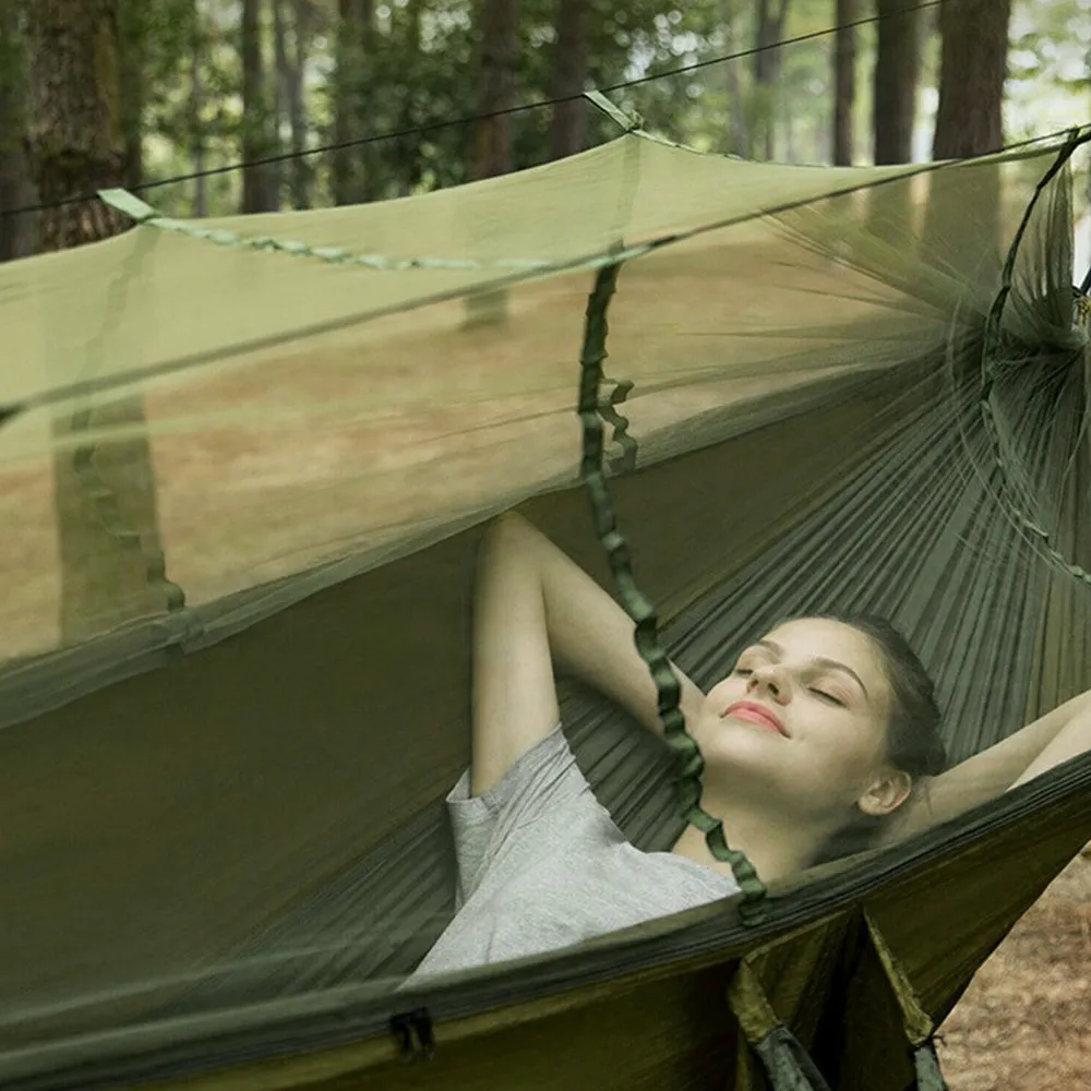 Camping Outdoor Hammocks with Mosquito Net Portable