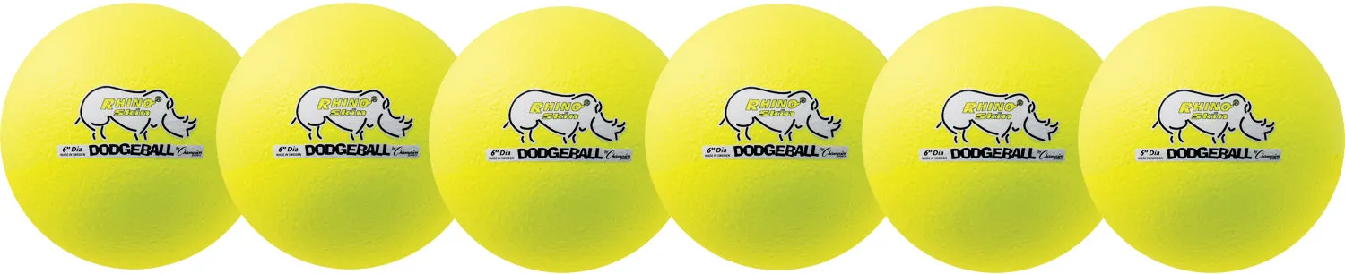 Champion Sports 6 Inch Rhino Skin Dodgeball