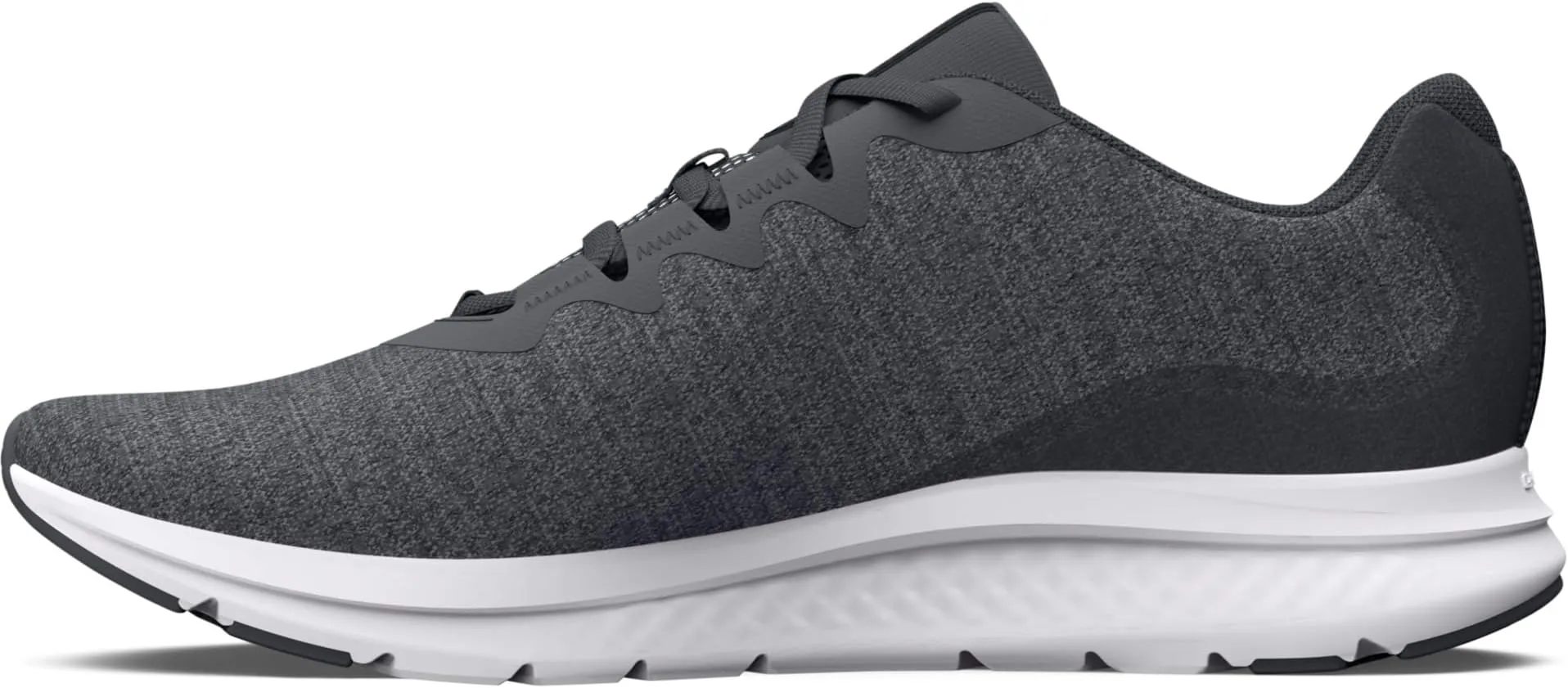 Charged Impulse 3 Under Armor Sneakers, Pitch Gray/Pitch Gray/Black