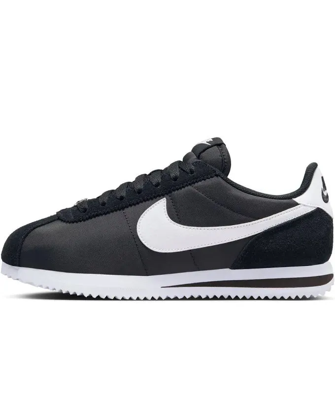 Classic Cortez Black/White Nylon Suede