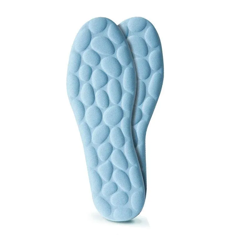 Comfortable Shock-Absorbing Memory Foam Insoles for Active Lifestyle - Breathable & Customizable Fit