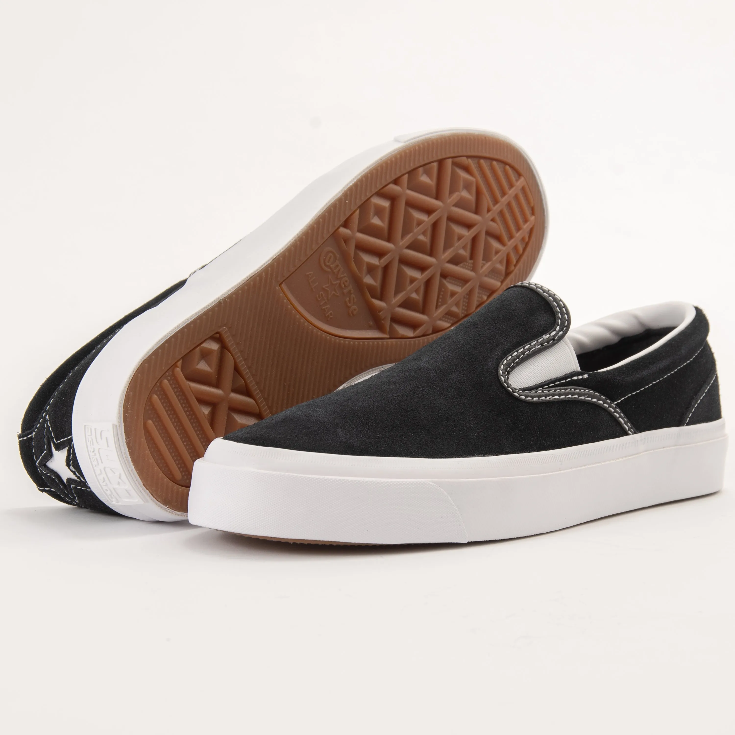 Cons - One Star CC Slip (Black/White)