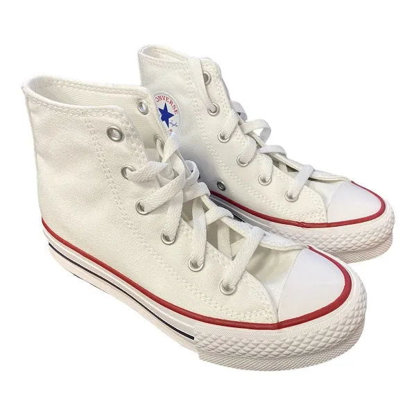 Converse scarpa sneakers da ragazzi  Chuck Taylor All Star Lift Platform 372860C bianco-nero