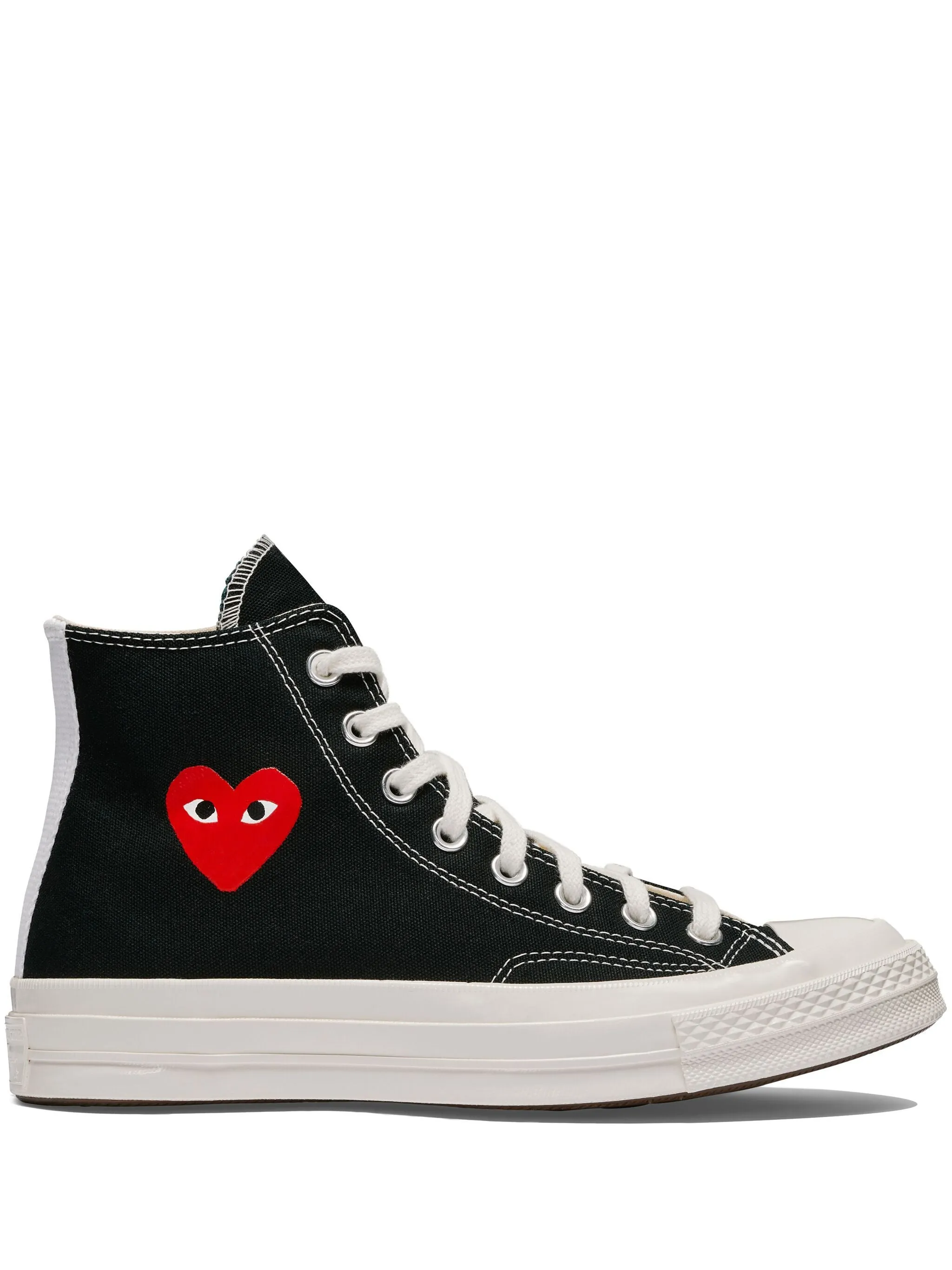 Converse Small Red Heart High Top Sneakers