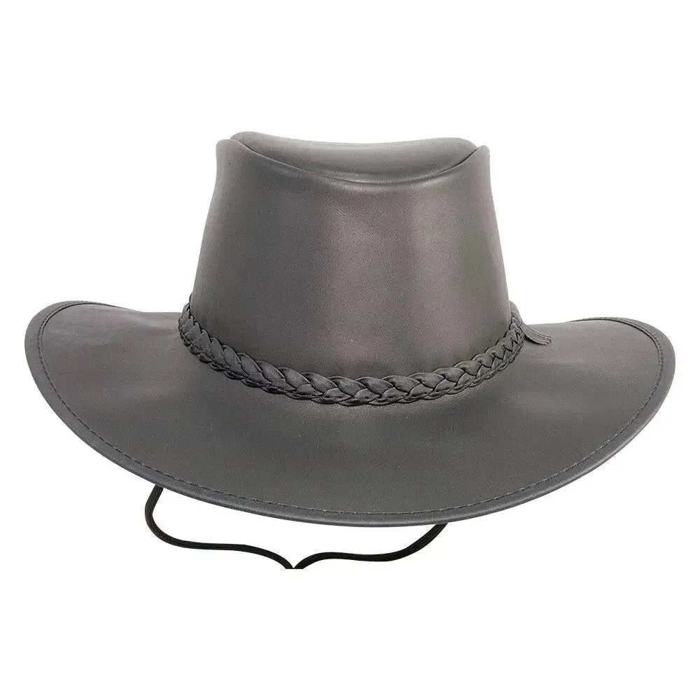 Cooper | Leather Outback Hat