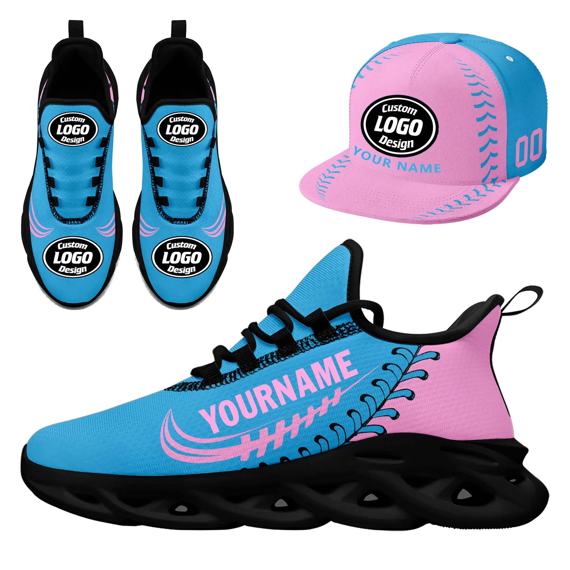 Custom MaxSoul Shoes and Hat Combo Personalized JH-bd0b00ea-cd