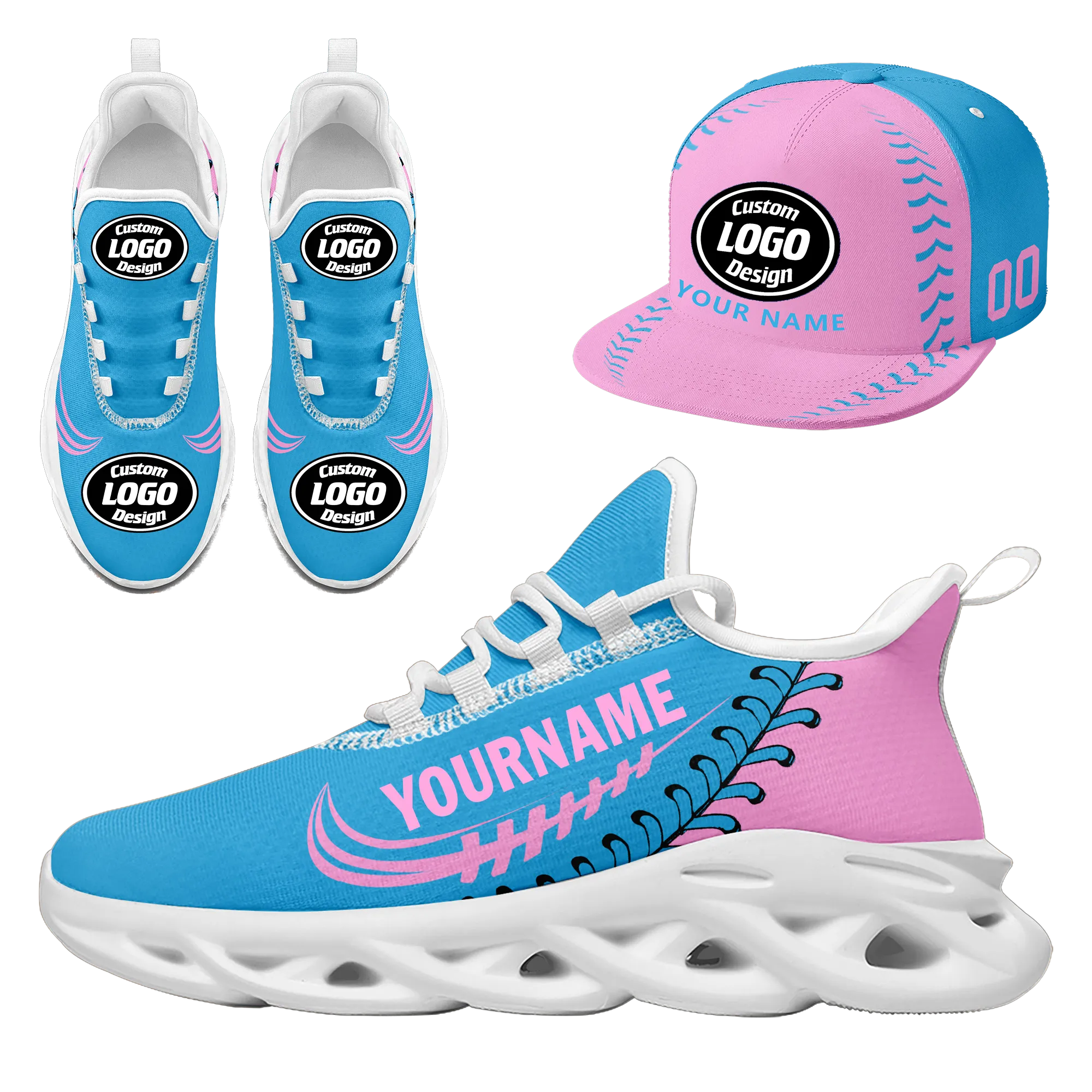 Custom MaxSoul Shoes and Hat Combo Personalized JH-bd0b00ea-cd