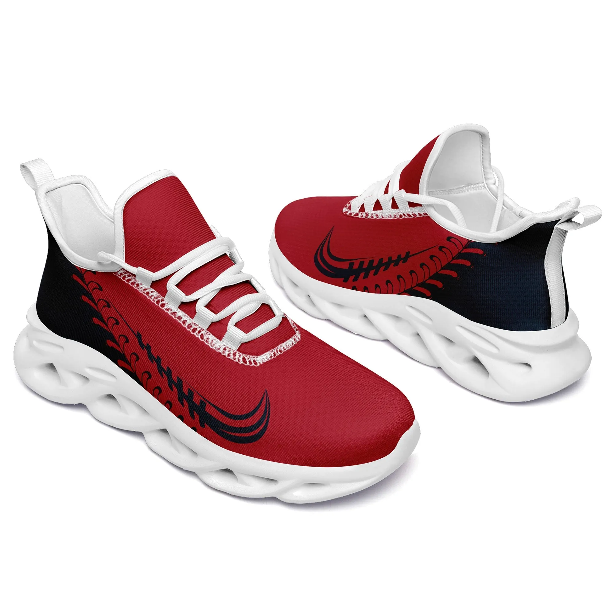 Custom Red Jersey MaxSoul Shoes and Hat Combo Offer Personalized ZH-bd0b00e0-f