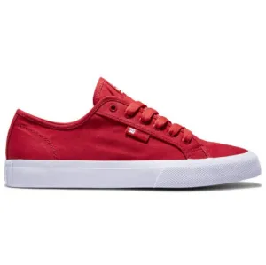 DC Manual Canvas Skate Shoe - Red