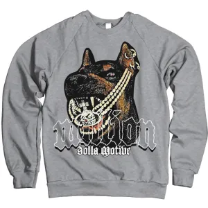 Doberman Pinscher - Heather Grey Crewneck Sweatshirt