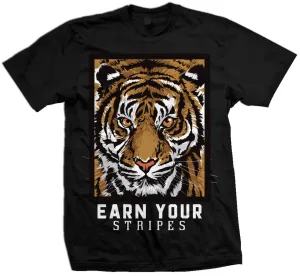 Earn Your Stripes - Black T-Shirt