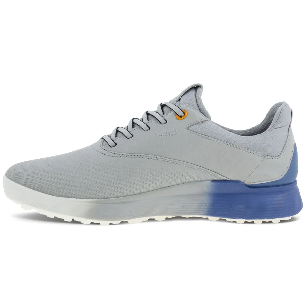 ECCO S-Three Gore-Tex Spikeless Waterproof Shoes - Concrete/Retro Blue