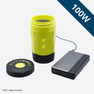 EcoSimmer 100W Electric Backpacking Stove   Battery Bundle | AOHI 30,000mAh USB-C Power Bank