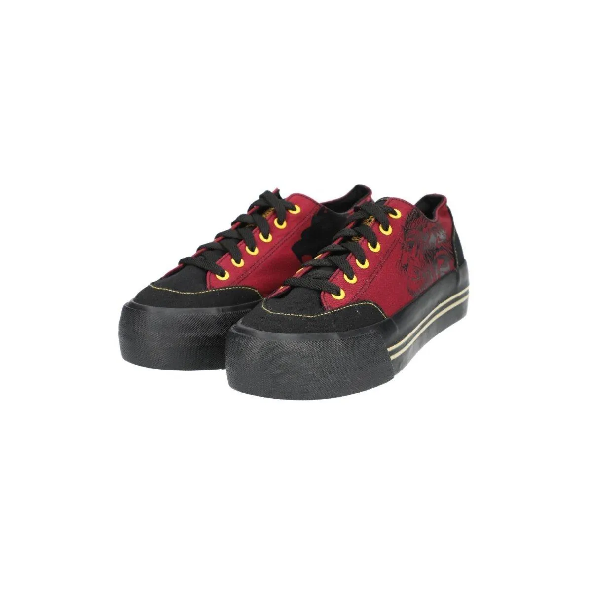 Emp Gryffindor By Harry Potter Low-Top Sneakers Fabric Red Colour For Women