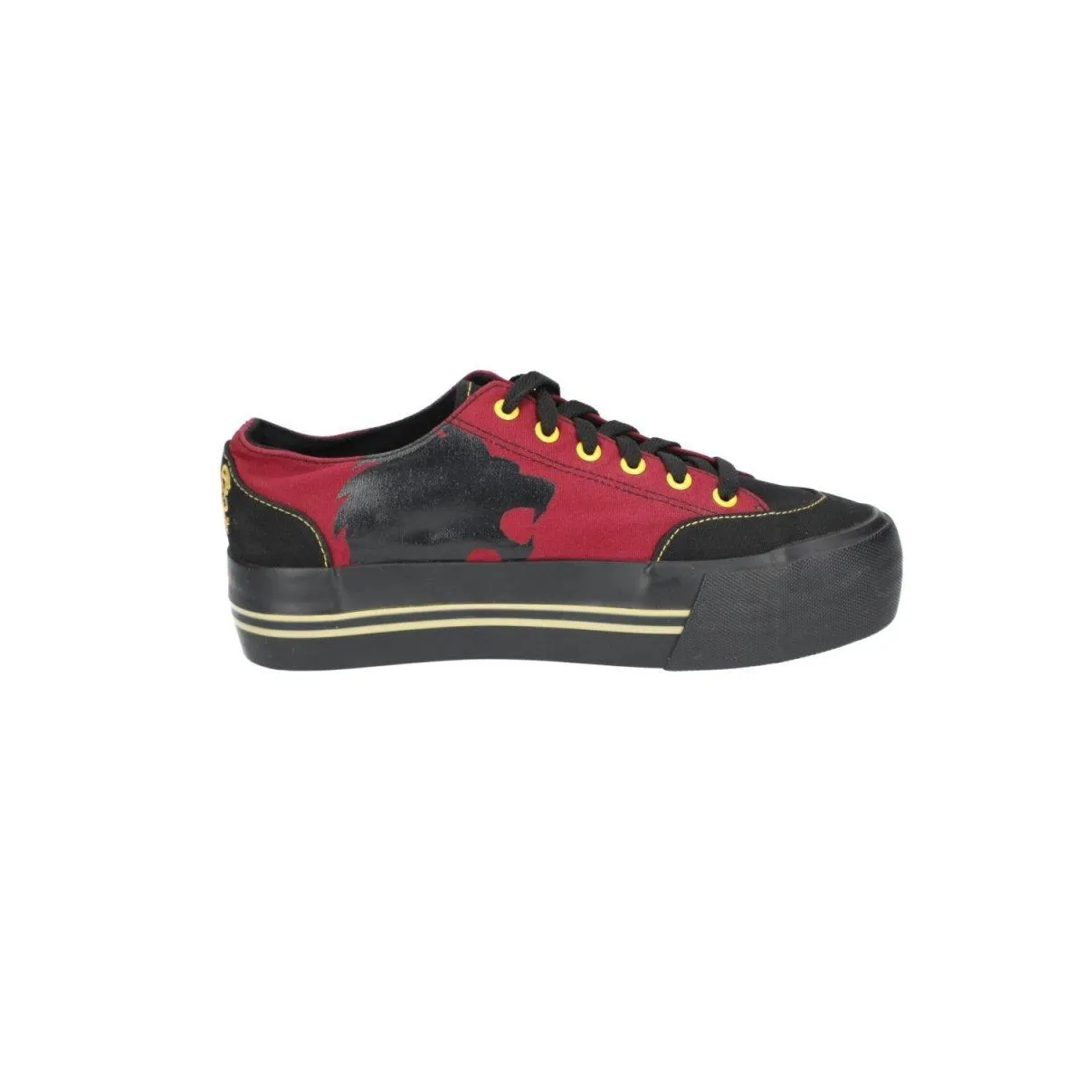 Emp Gryffindor By Harry Potter Low-Top Sneakers Fabric Red Colour For Women