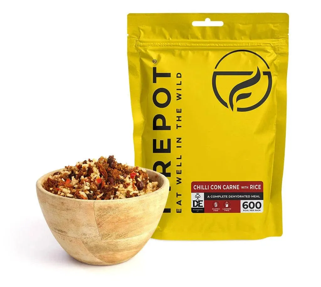 Firepot Chilli Con Carne and Rice