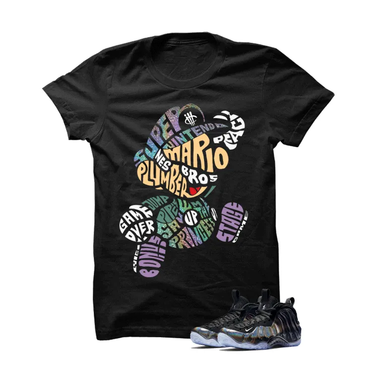 Foamposite One "Hologram" Black T Shirt (Game Over)