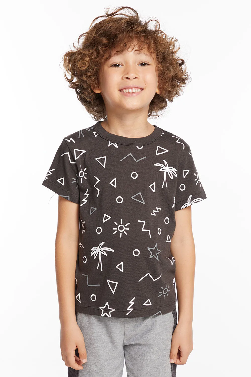 Geo Palms Boys Tee