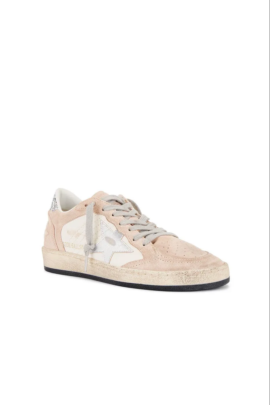 Golden Goose - Sneakers Ball Star - Nougat/Blanc/Argent