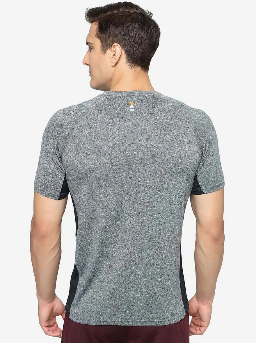 Grey Solid Slim Fit T-Shirt | Jade Play