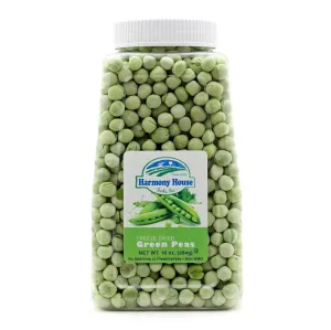 Harmony House Freeze Dried Green Peas (10 oz)