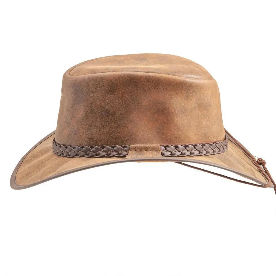 Head'n Home Crusher - Leather Australian Hat