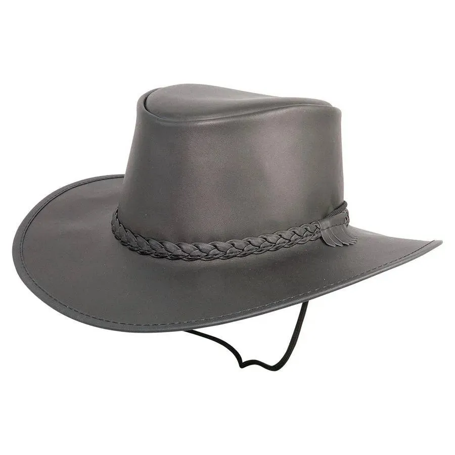 Head'n Home Crusher - Leather Australian Hat