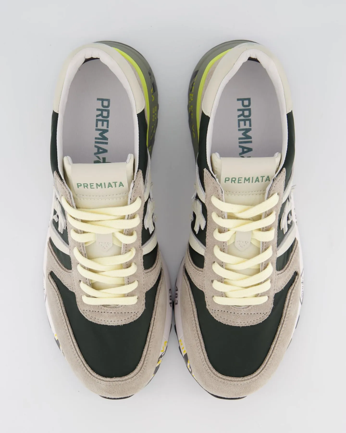 Heren Lander Sneaker Groen/Grijs