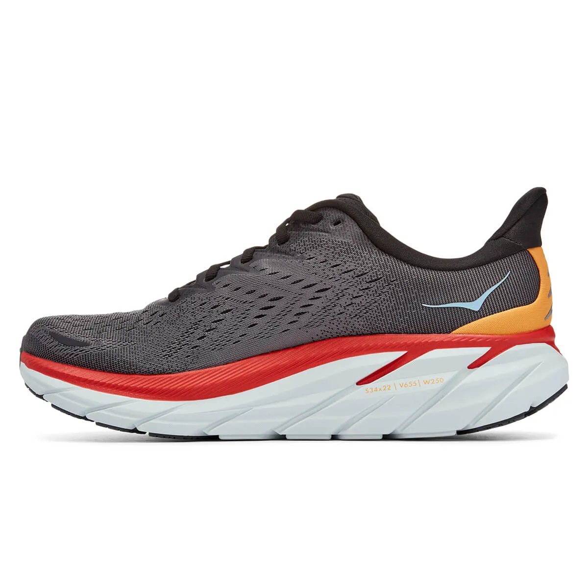 Hoka Clifton 8 Mens | Anthracite / Castlerock