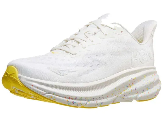 Hoka | Clifton 9 | Men's | White/Lemonade