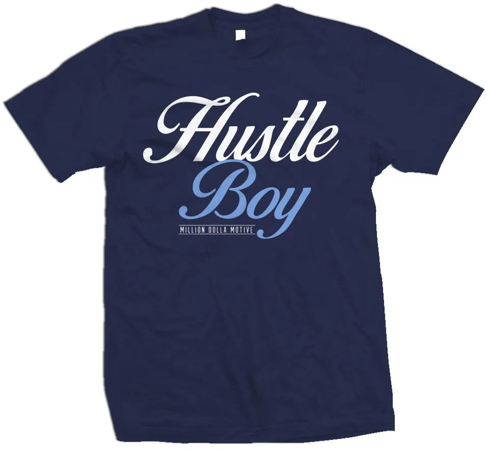 Hustle Boy - Navy T-Shirt