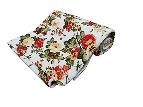 J SHREE Designer Double Bed Flower Printed Quilt/AC Quilt/Dohar/Blanket