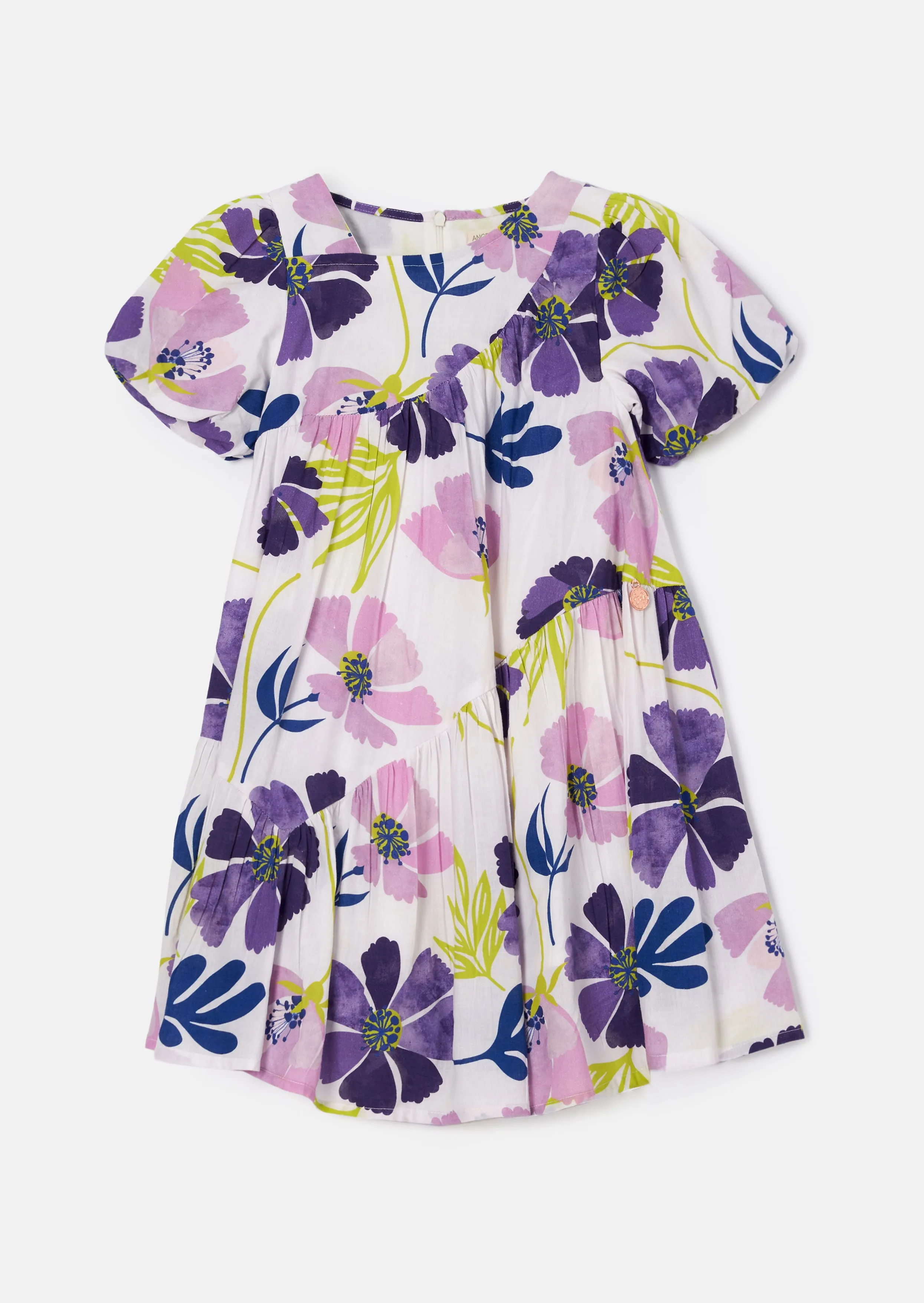 Jodie Orchid Aysemetric Print Dress