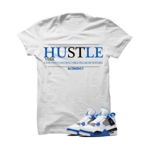 Jordan 4 Motorsports White T Shirt (Hustle)