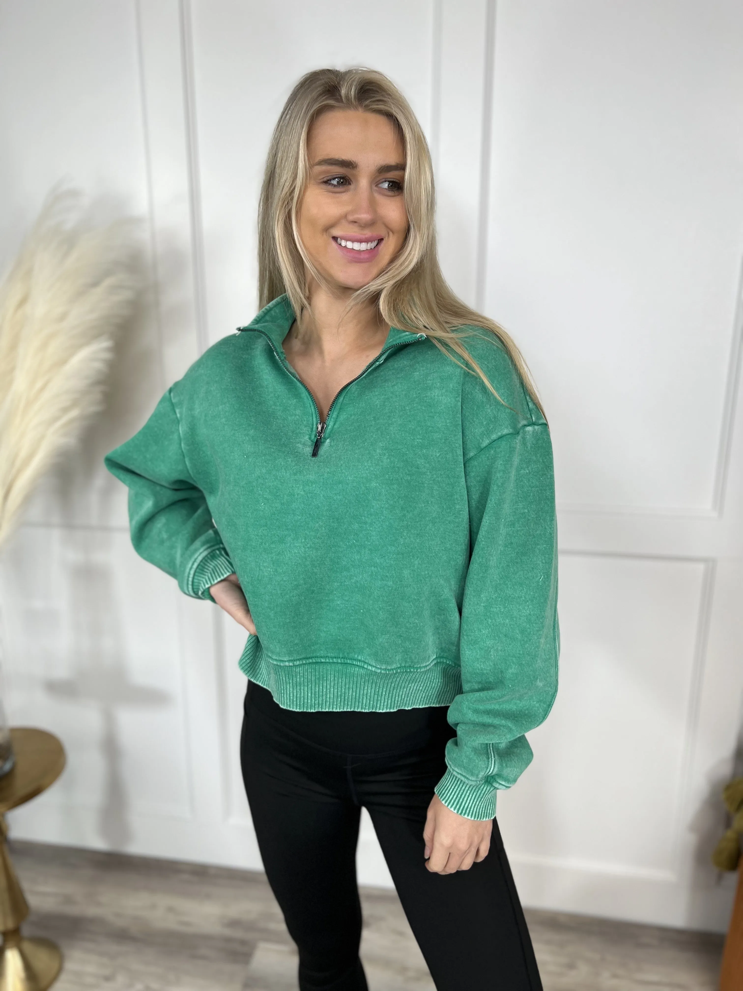 Just Like Home Cropped Sweatshirt