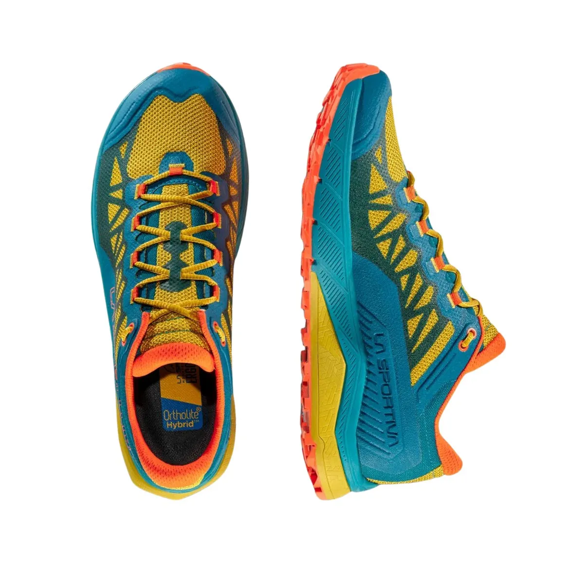 La Sportiva Karacal Blue Yellow Sneakers