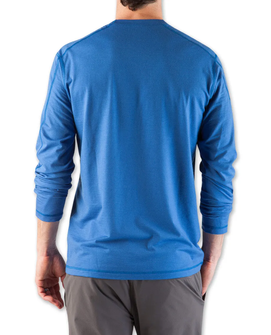 Men's Basis Stretch Merino Crew LS