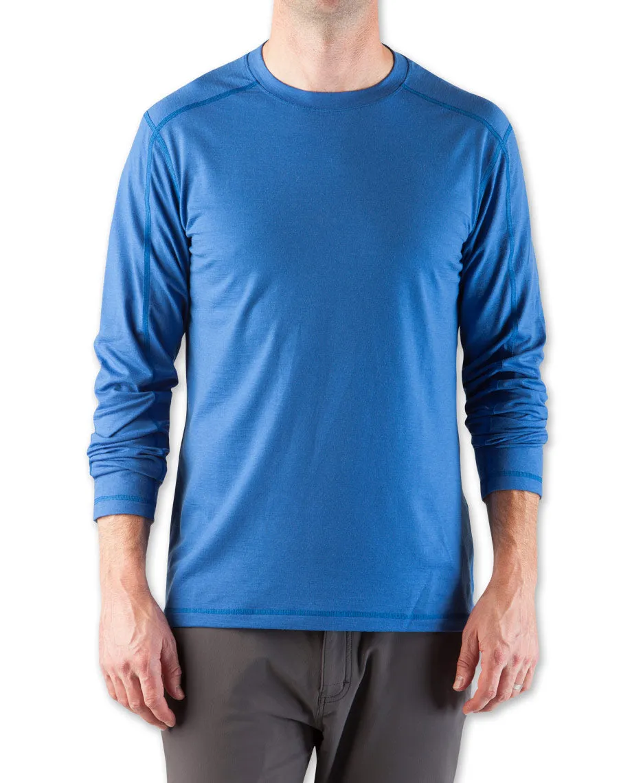 Men's Basis Stretch Merino Crew LS