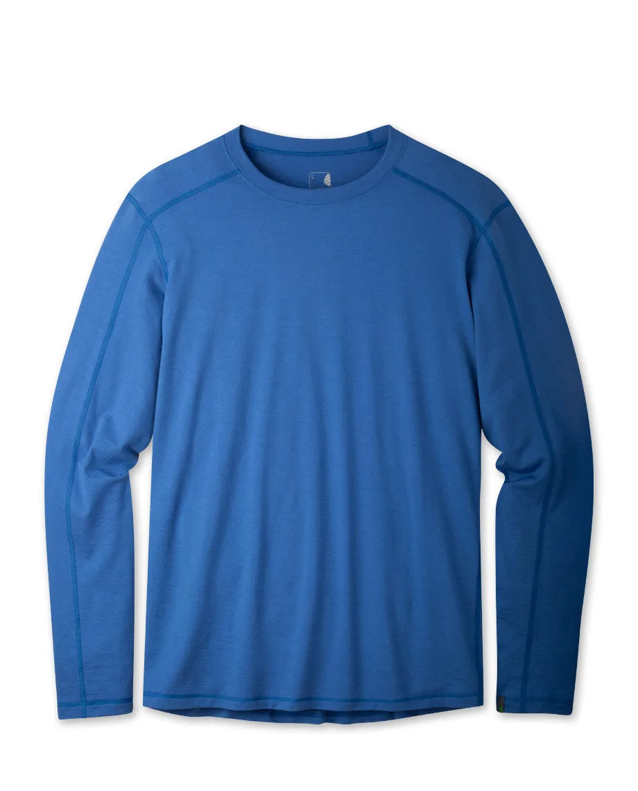 Men's Basis Stretch Merino Crew LS