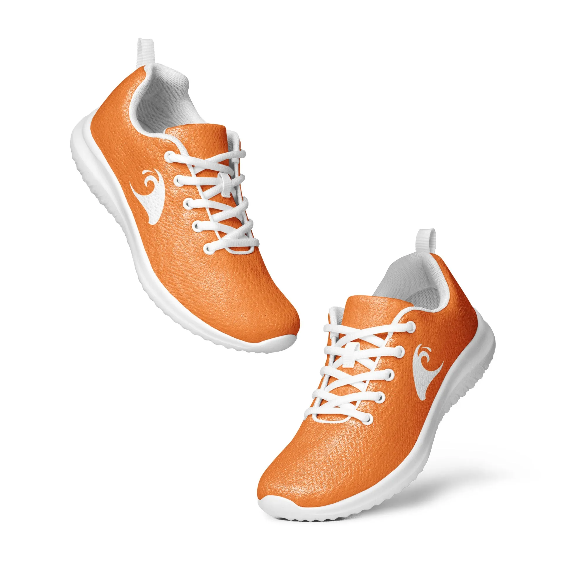 Men’s Orange Athleisure Shoes with Extremely Stoked Epic Wave Logo