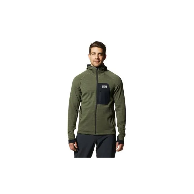 Men's Polartec Power Grid Full Zip Hoody