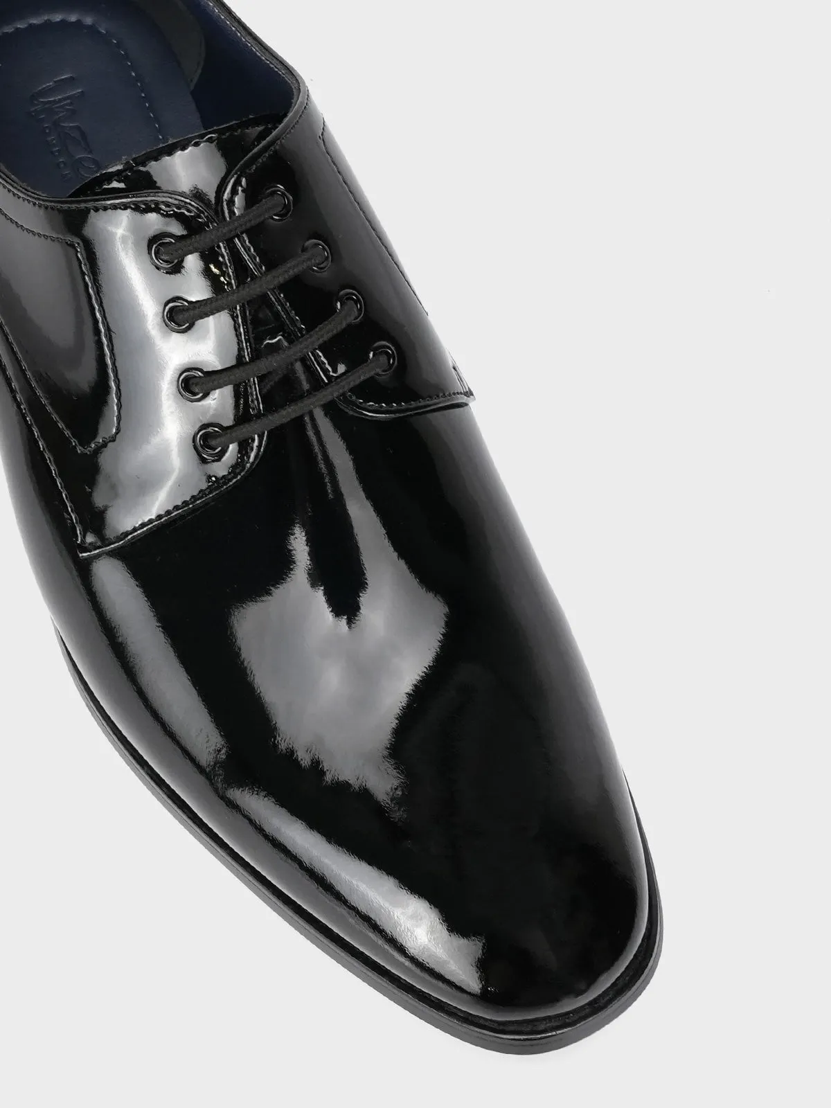 Mens "GAEL" Shiny Leather Dress Formal Shoes