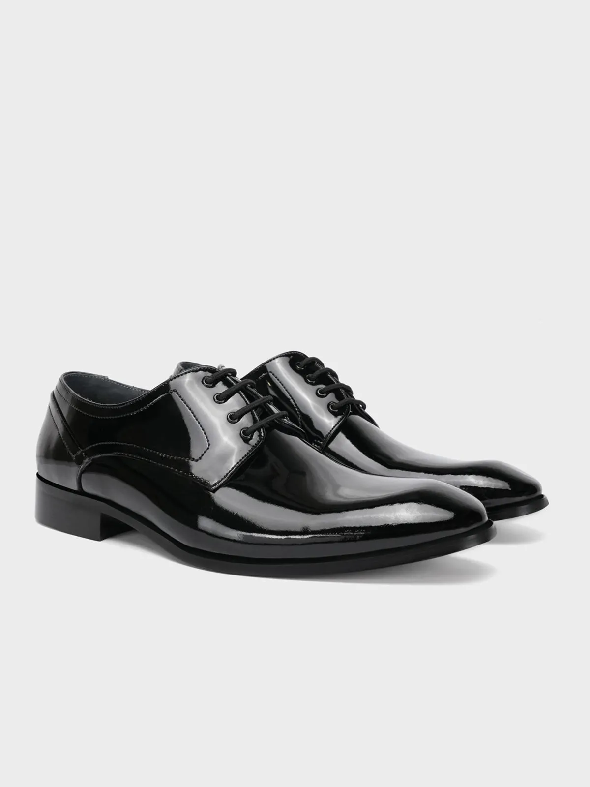 Mens "GAEL" Shiny Leather Dress Formal Shoes