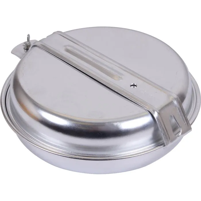 Military GI Style Deluxe 5 Piece Mess Kit - Aluminum